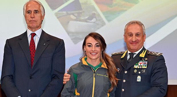 Atleti delle Fiamme Gialle premiati a Roma dai vertici della Guardia di Finanza e dello sport italiano