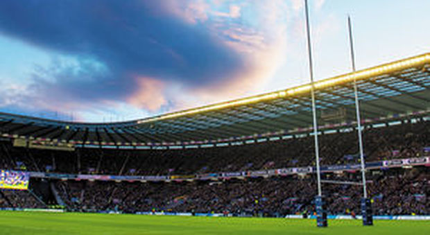 Lo stadio di Murrayfield a Edimburgo in uno scatto pubblicato dalla federazione scozzese nel suo sito
