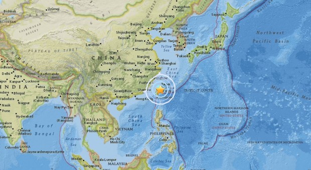 Terremoto a Taiwan: violente scosse in serie, avvertite anche nei paesi vicini