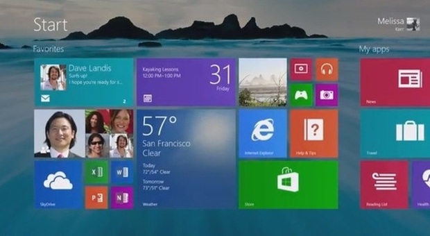 Microsoft all'attacco, ecco Windows 8.1: torna il tasto Start e si può stampare in 3D