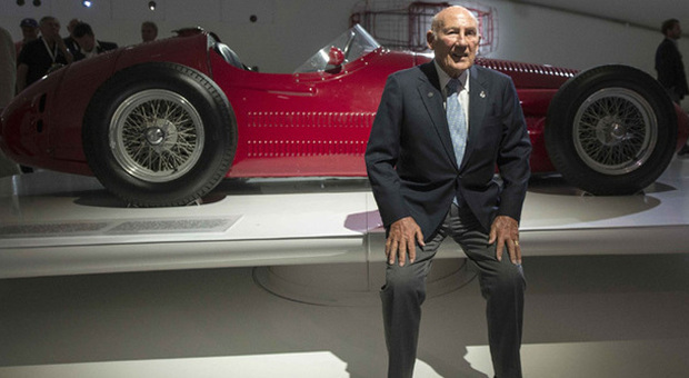 Stirling Mossa al museo Maserati