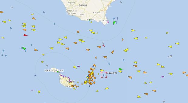 Aquarius, dov'è la nave migranti: la rotta in tempo reale