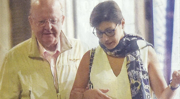 Massimo Boldi ed Elena Coniglio