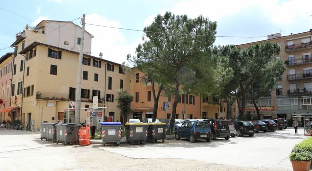 Piazza Giacomini a Foligno