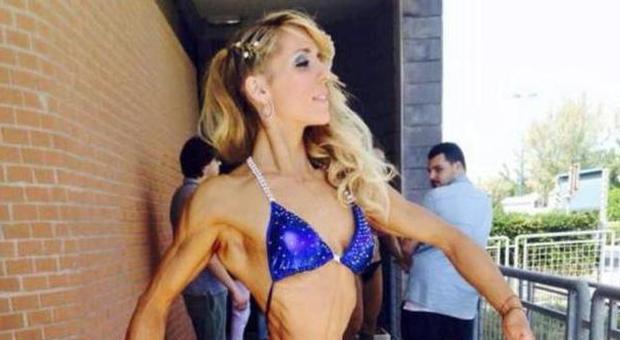 Lisa, l'ex ginnasta campionessa mondiale di body building
