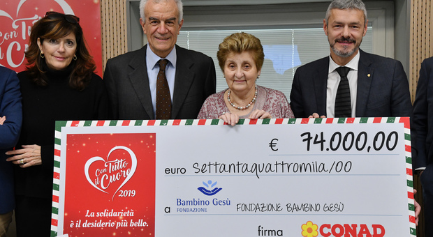 «Con tutto il cuore» donati 74 mila euro a Fondazione Bambino Gesù per apparecchiature mediche
