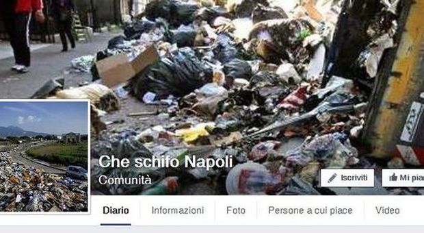 Su Facebook la pagina «Che schifo Napoli». I Neoborbonici: valutiamo una denuncia