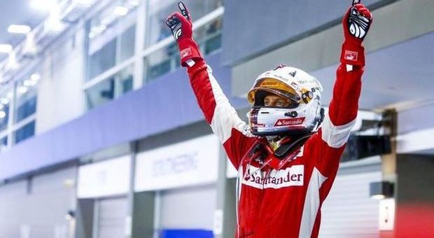 Sebastian Vettel a Singapore
