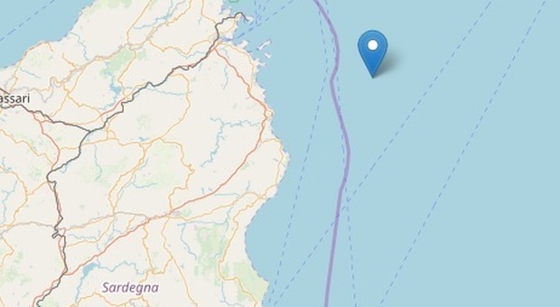 Terremoto al largo di Olbia: scossa magnitudo 3.5 nella notte