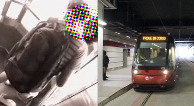 Sesso nell'ascensore del tram: gli addetti ​alla sicurezza salvano il video e lo diffondono