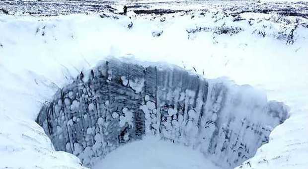 Uno dei nuovi 4 crateri scoperti in Siberia