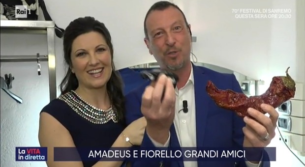 Sanremo 2020, Amadeus: «I miei portafortuna? Peperone crusco e macchinetta di mio figlio»