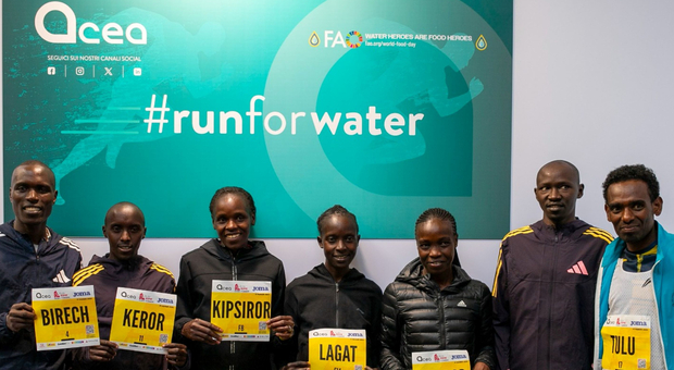 #Runforwater, al via domani la Maratona dell'acqua: all'Expo Village lo stand Acea ha ospitato i runner favoriti e i campioni medagliati