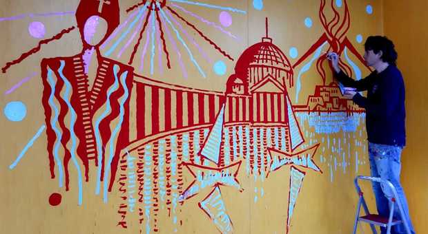 «Adotta una parete», artisti al Pascale per colorare l'ospedale