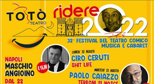 «Ridere 2022», al Maschio Angioino ritorna il Festival all'insegna della comicità