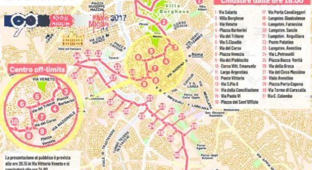Roma, passa la Mille Miglia, il centro si ferma: ecco tutte le strade chiuse