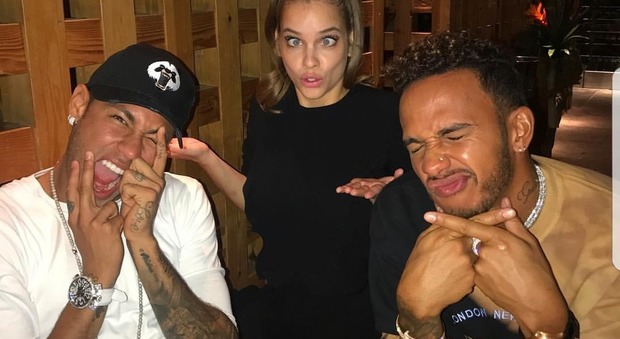 Hamilton & Neymar, festa doppia nella movida londinese
