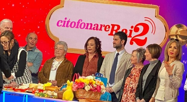 Casperia protagonista nella trasmissione Citofonare su Rai 2. Foto