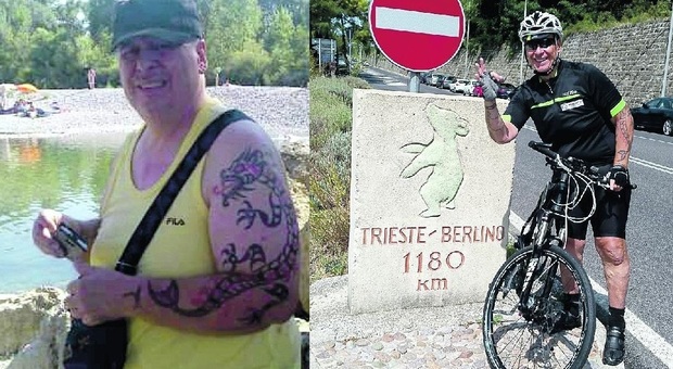 «Ho perso 70 chili in tre anni»: Mauro e la sua sfida all'obesità percorrendo 19 mila chilometri in bici
