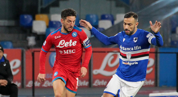 Napoli-Samp: Ghoulam sempre più sicuro, a Mertens manca il gol, Petagna vero nove
