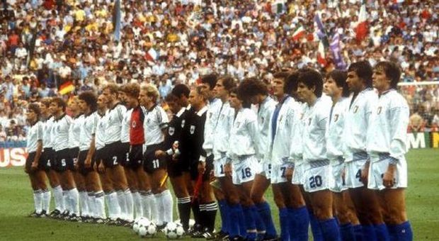 Germania e Italia prima della finale del 1982