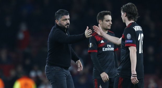 Milan, Gattuso critico: «Gli arbitri sbagliano, ma noi abbiamo mollato»
