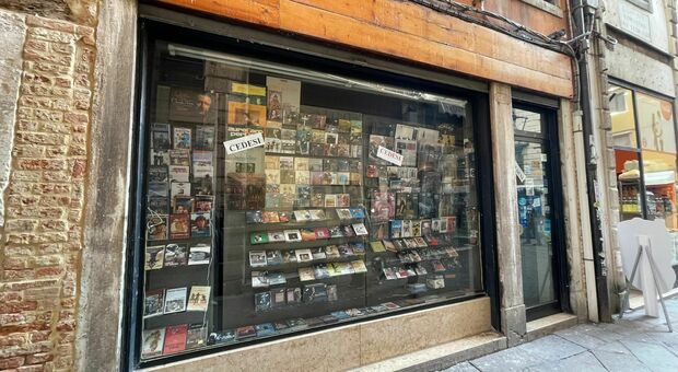 Il negozio di dischi Gabbia a Venezia
