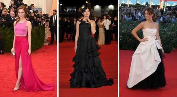 Emma Stone, Luisa Ranieri, Isabella Ragonese in look da red carpet