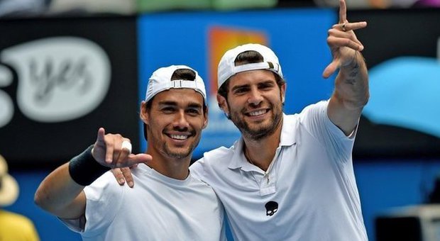 Australian Open, vincono Bolelli-Fognini: storico successo azzurro nel doppio