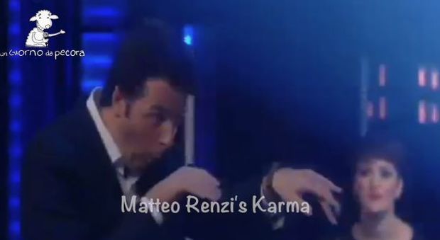 Ecco la hit «Matteo Renzi's karma» sulle note di Gabbani. E lui apprezza