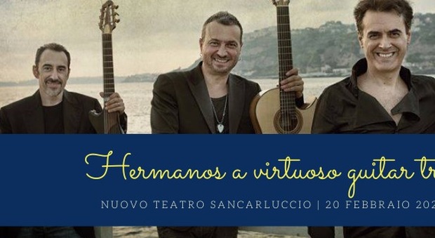Jazz «in poltrona»: al Sancarluccio Hermanos, virtuoso guitar trio