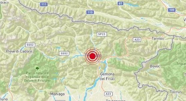 Terremoto Friuli, nuova scossa all'alba: avvertita fino in Austria