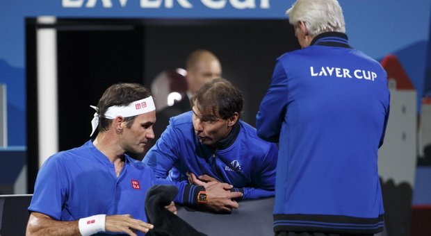 Laver Cup, Federer supera Kyrgios con Nadal suo allenatore