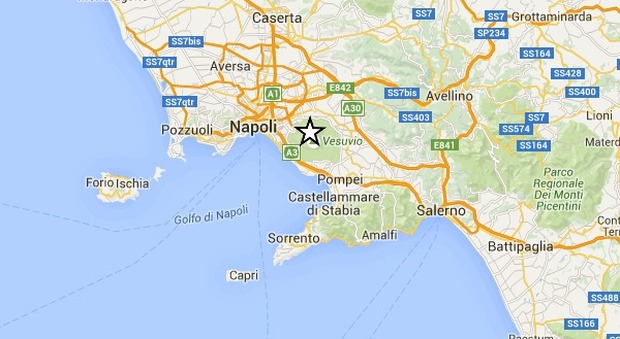 Napoli, lieve scossa di terremoto sul Vesuvio: magnitudo 2.1