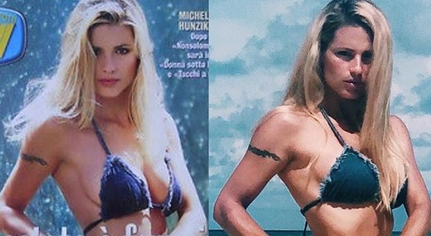 Michelle Hunziker con lo stesso bikini di 20 anni fa: ma non sembra passato un giorno