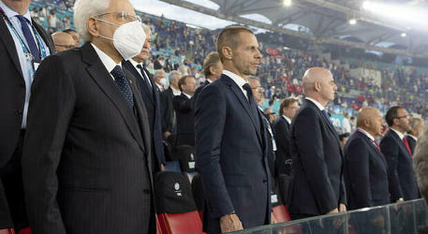 Euro 2020, sugli spalti di Wembley per la finale di domenica ci sarà il Presidente della Repubblica Sergio Mattarella