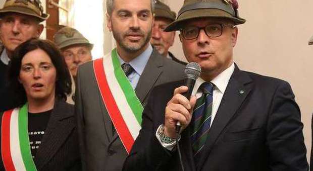 Il presidente Rugolo con Poletto (Bassano) e Donazzan (Pove)