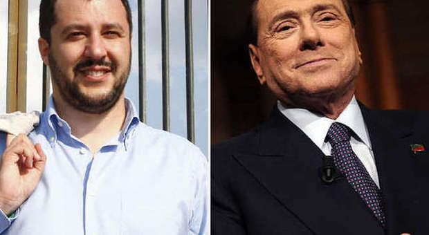 Salvini: "No all'accordo con Berlusconi, siamo diversi. Lui difende l'euro"
