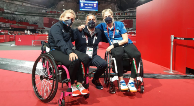 Paralimpiadi di Tokyo, per l'Italia Giada Rossi medaglia di bronzo nel ping pong a squadre con Michela Brunelli