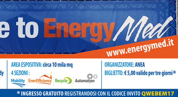 ENERGYMED, DIECI ANNI DI ENERGIA E AMBIENTE… IN MOSTRA!