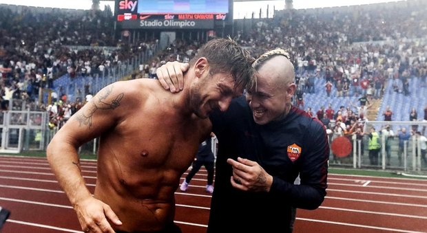 Roma, Totti: «Se sto così perchè devo smettere?»