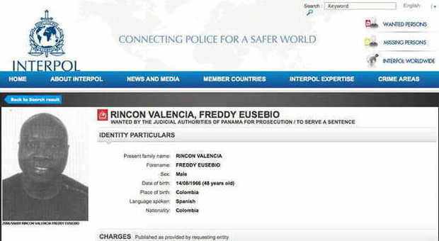 L'ex Napoli, Rincon ricercato in 3 paesi per narcotraffico internazionale