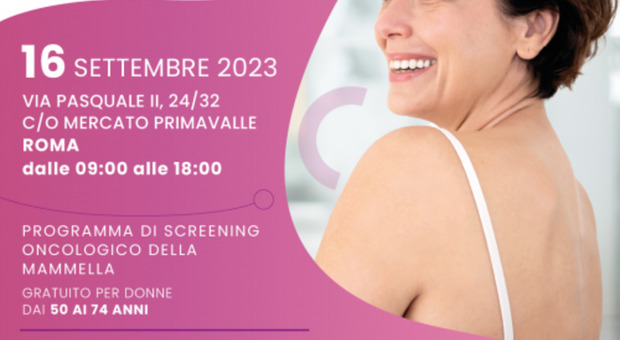 Il 16 settembre, a partire dalle 9 e fino alle 18, a Primavalle, in via Pasquale II, sarà possibile aderire al programma oncologico gratuito per uomini e donne