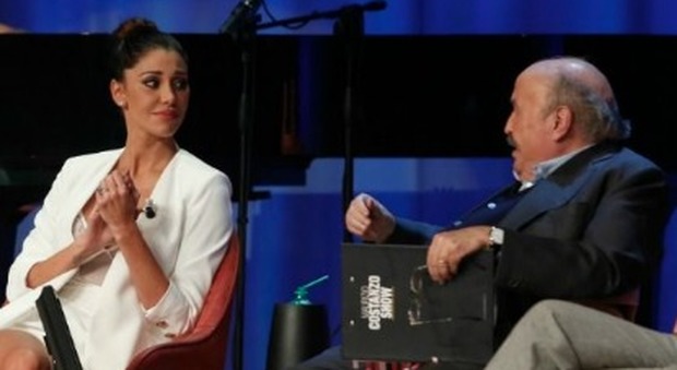 Belen Rodriguez smentisce la rottura con Andrea Iannone: "Stiamo ancora insieme" (frame Mediaset)