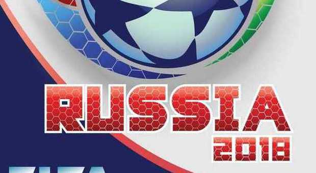 Un manifesto della coppa del mondo fifa 2018 in russia