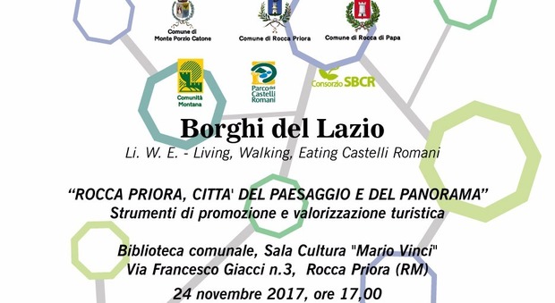 La scoperta dei Castelli Romani, il 24 novembre l'evento conclusivo del progetto Living Walking, Eating
