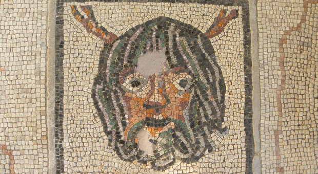 Un mosaico romano di Aquileia risalente all'epoca imperiale