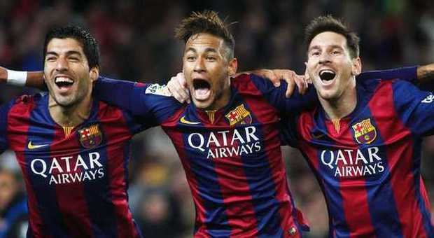 Luis Suarez, Neymar e Lionel Messi