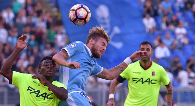 Lazio-Bologna 1-1, Immobile riacciuffa il pari su rigore nel recupero