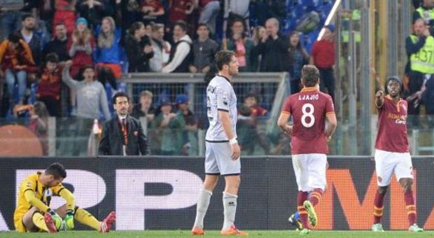 Roma-Atalanta: 3-1. Caccia alla Juventus